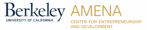 Logo of Berkeley university and AMENA center
